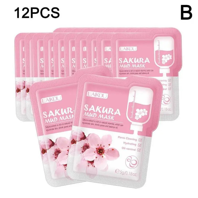 Bio Collagen Face Mask – Deep Hydrating Overnight Mask for Pores, Brightening & Firming Peaceful Pleasures Health and Wellness 12PCS