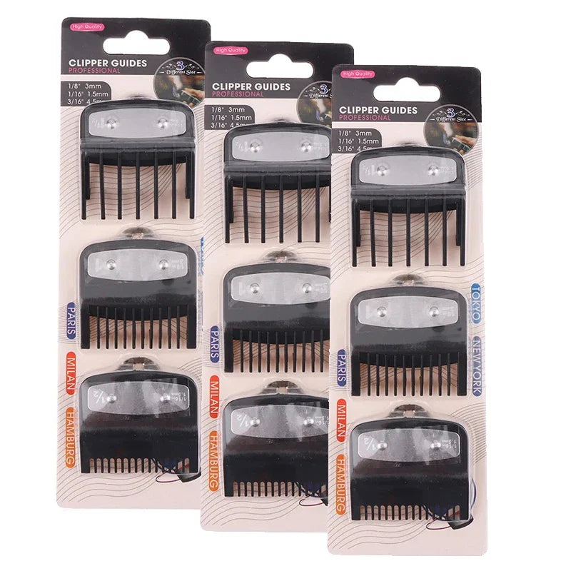 Hair Clipper Guide Comb Set – 1.5mm 3mm 4.5mm Guards
