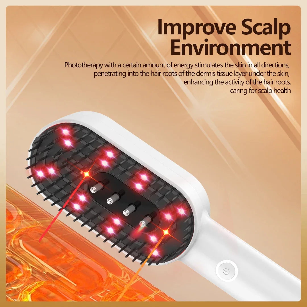 MagCellapy Hair Growth Comb | Red Light Therapy & Vibration