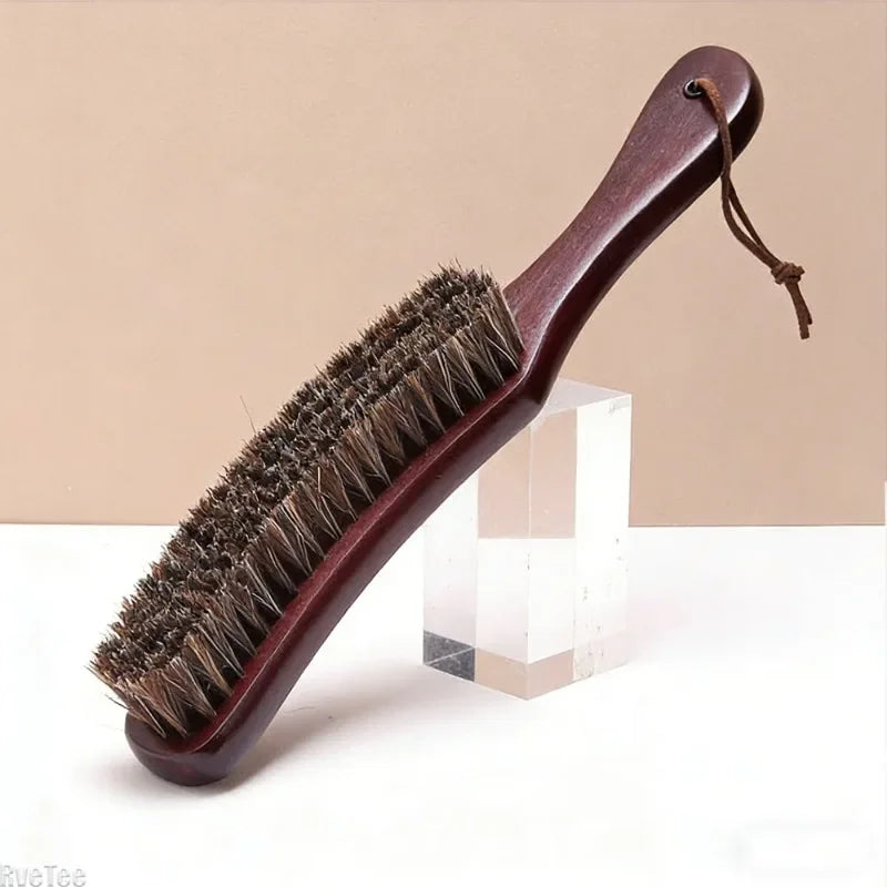 RveTee Horsehair Clothes Brush – Wood Handle Lint Remover
