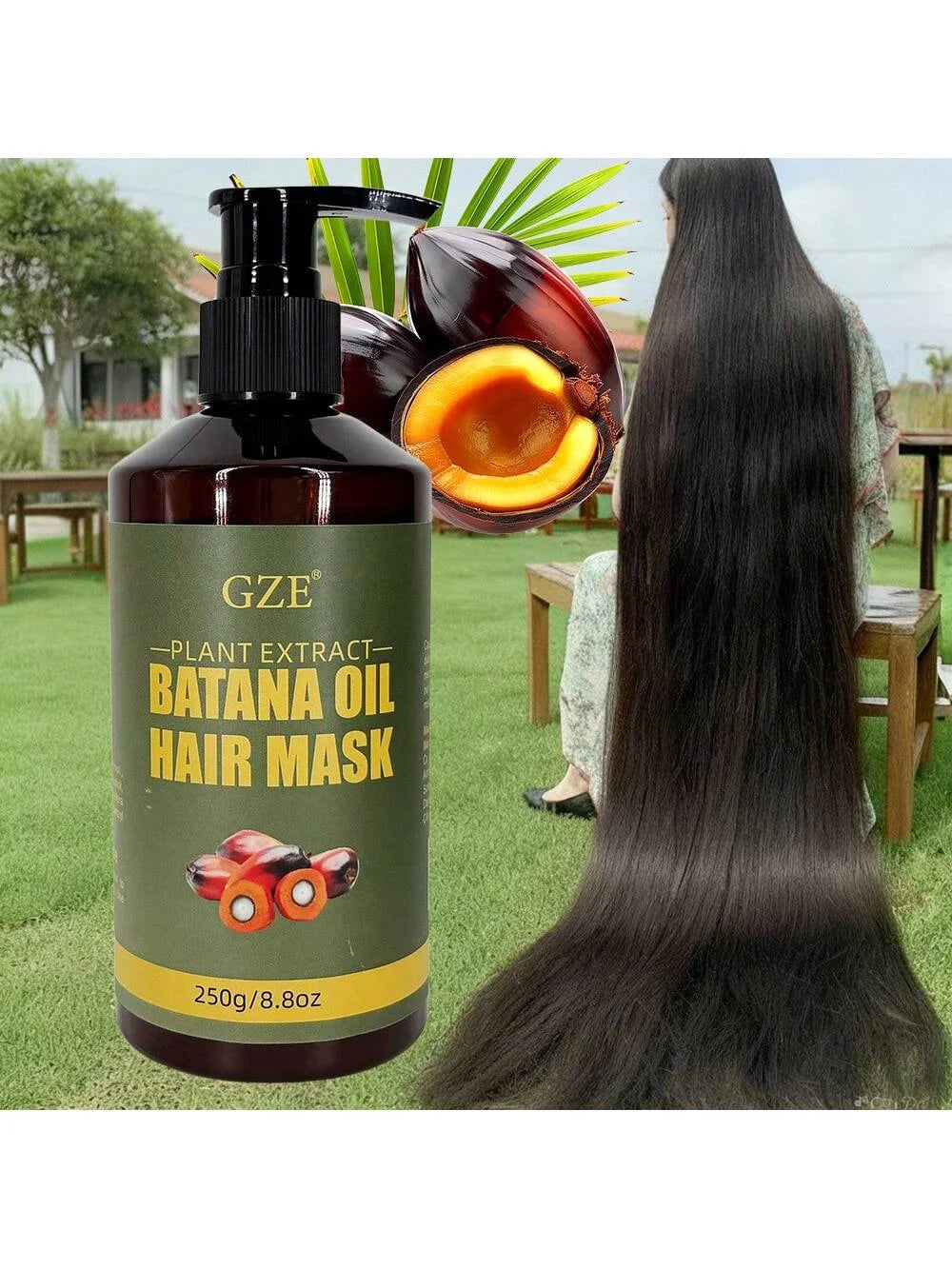 GZE Batana Oil Hair Mask – Deep Repair & Hydration 250g