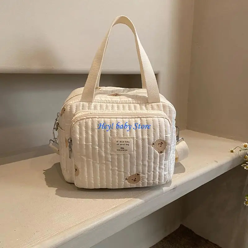Embroidered Baby Diaper Bag | Nappy Organiser for Moms