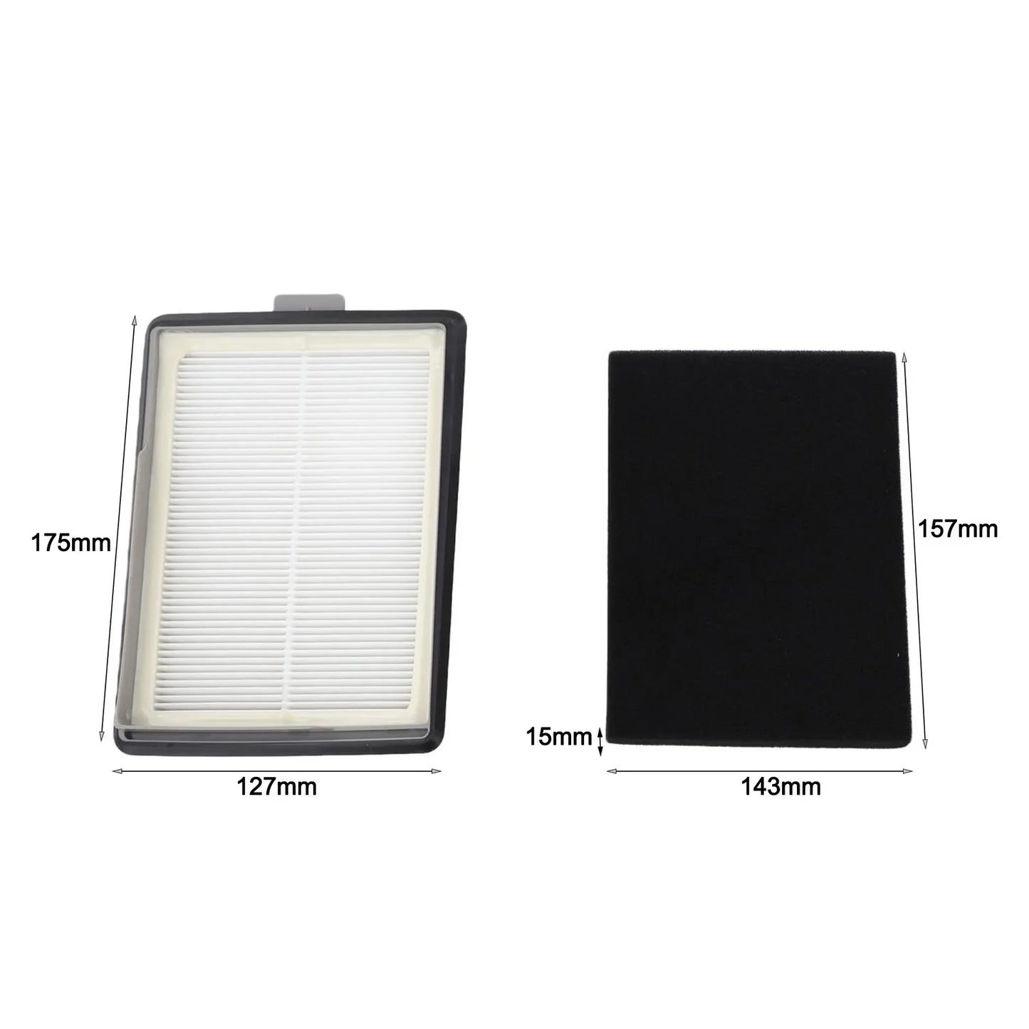 Carbon HEPA Filter for Miele Boost CX1 – Parts 11639250 & 11169285
