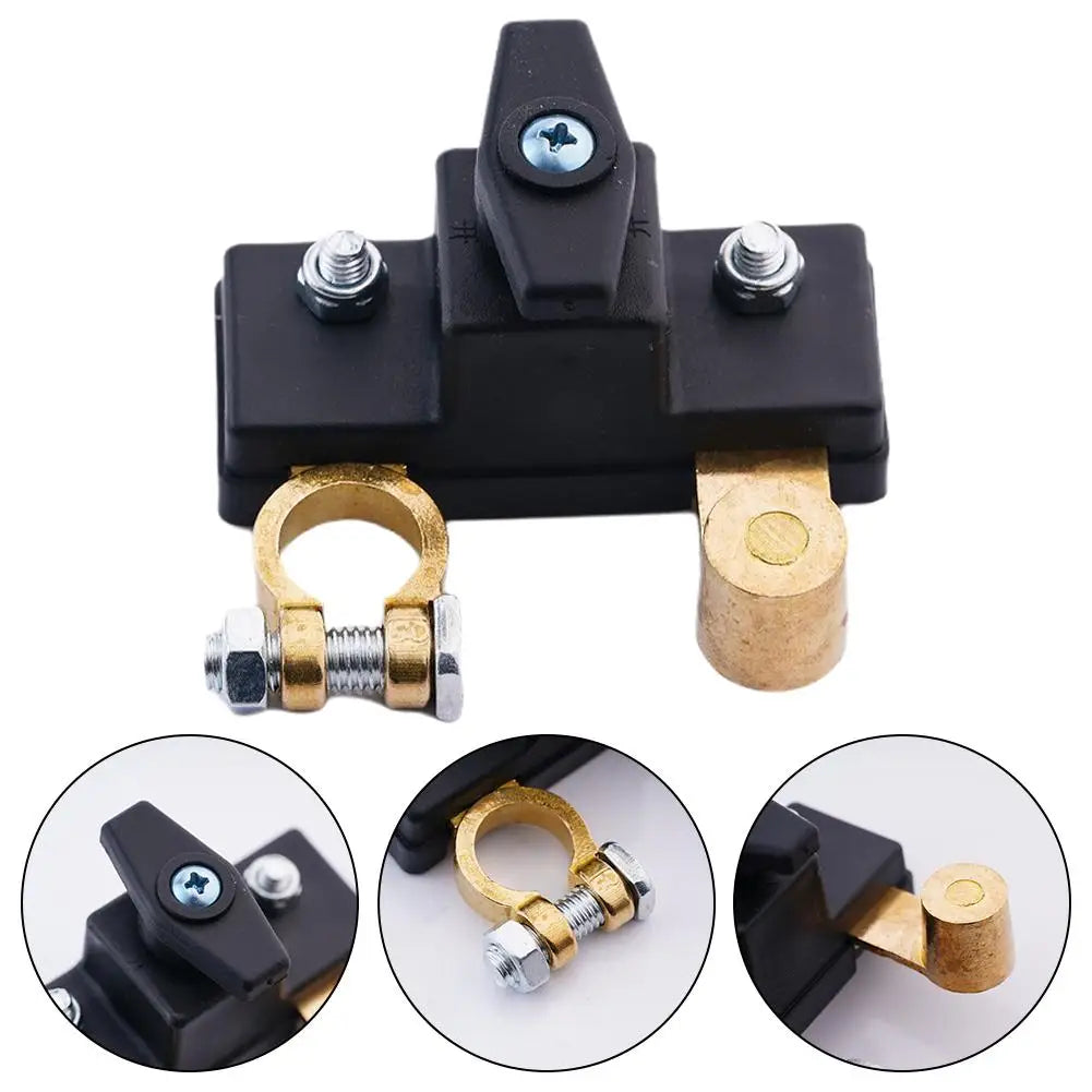 Car Battery power-off Switch Manual Automatic Circuit Breaker Anti-Power Off Leakage Protector Universal Auto Parts 6V/12V/24V Peaceful Pleasures Health and Wellness