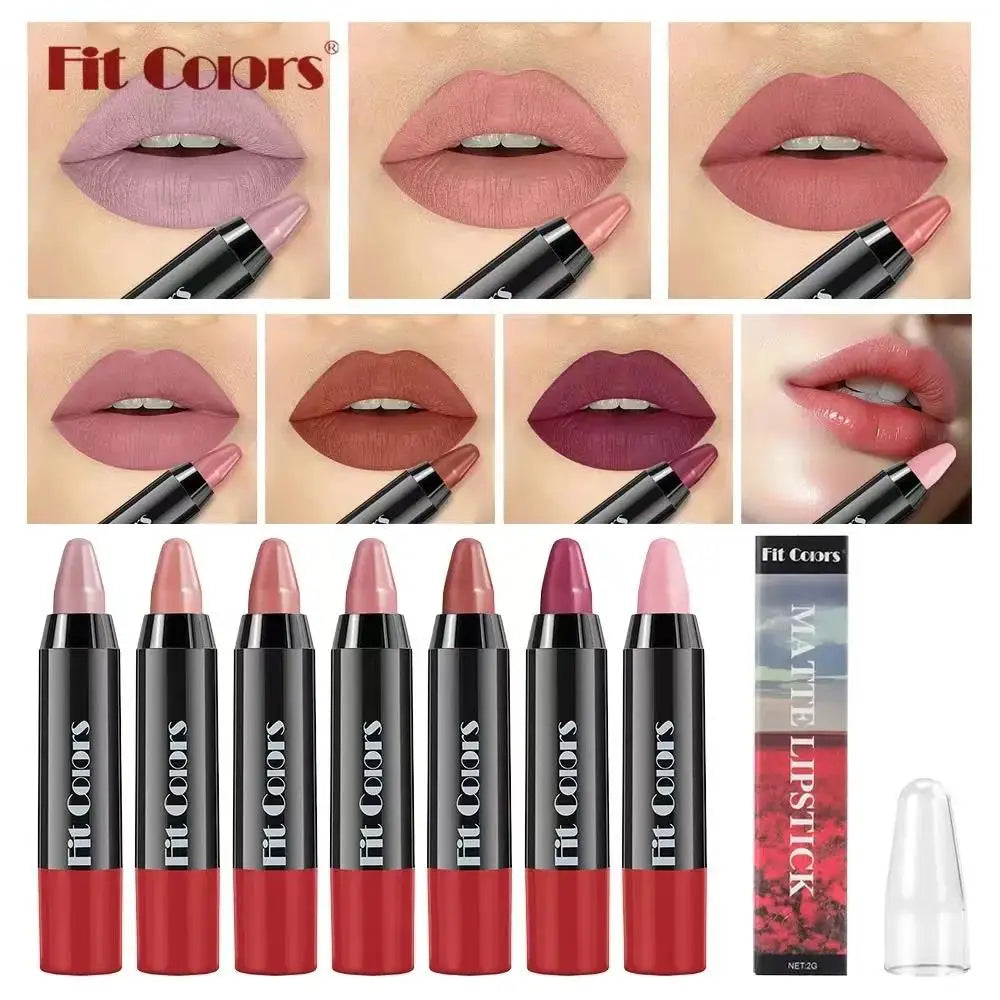 Fit Colors Matte Lip Liner Crayon – Waterproof Long-Lasting
