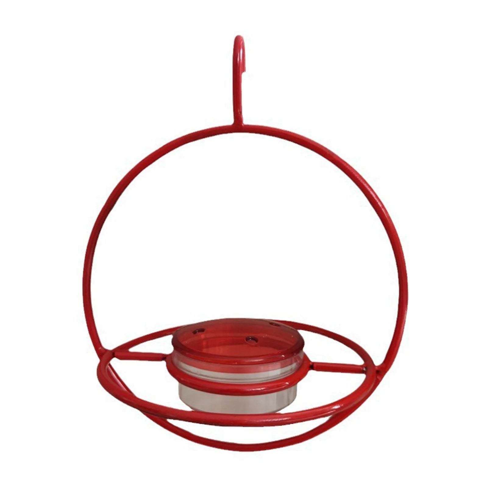 Household Hanging Hummingbird Feeder Large Capacity Metal Hanging Hummingbird Feeder Suitable for Patio and Deck Peaceful Pleasures Health and Wellness