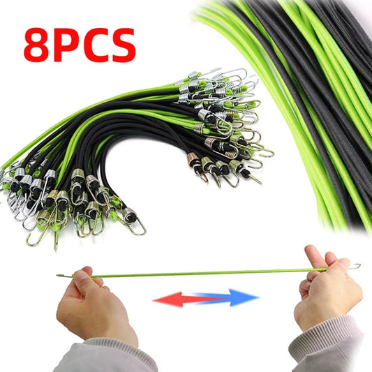 Heavy Duty Elastic Bungee Cords 10" – Luggage & Cycling Straps Elastic Bungee Cords Peaceful Pleasures Health and Wellness
