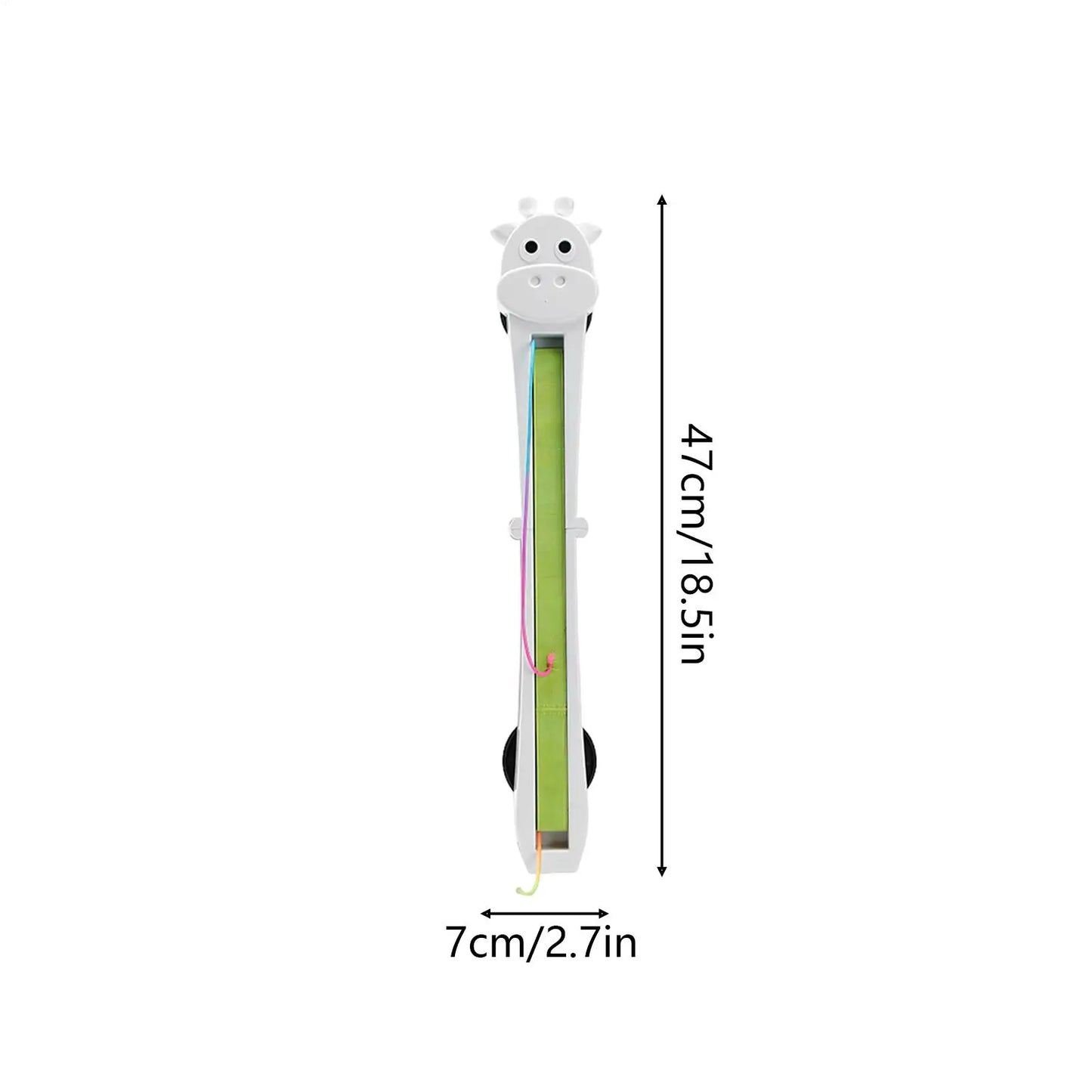 Automatic Giraffe Cat Teaser Toy | USB Rechargeable Rope Spinner