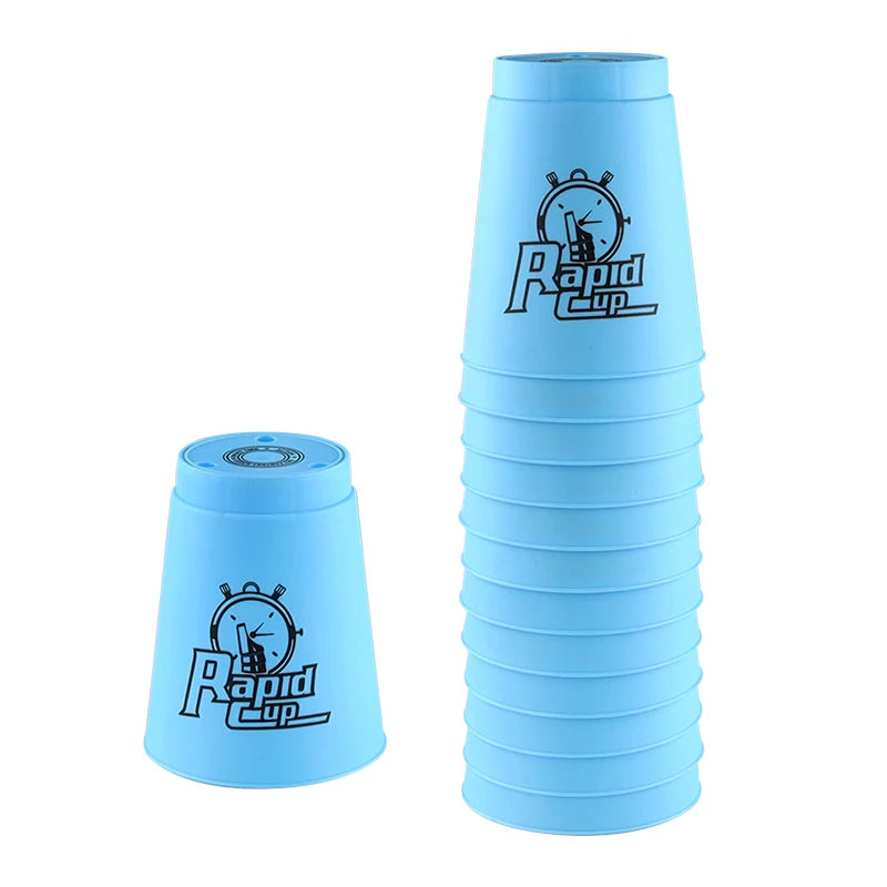 Four Colours Quick Stacks Cups Speed Cup Stacking Game Training Fast