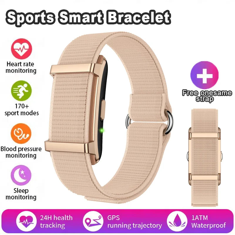 NEW No Screen Men's Wrist Smartwatch Sports Outdoor Fitness Health Monitor 1ATM Waterproof Smart Watches For Woman Andriod 2026 Peaceful Pleasures Health and Wellness Gold