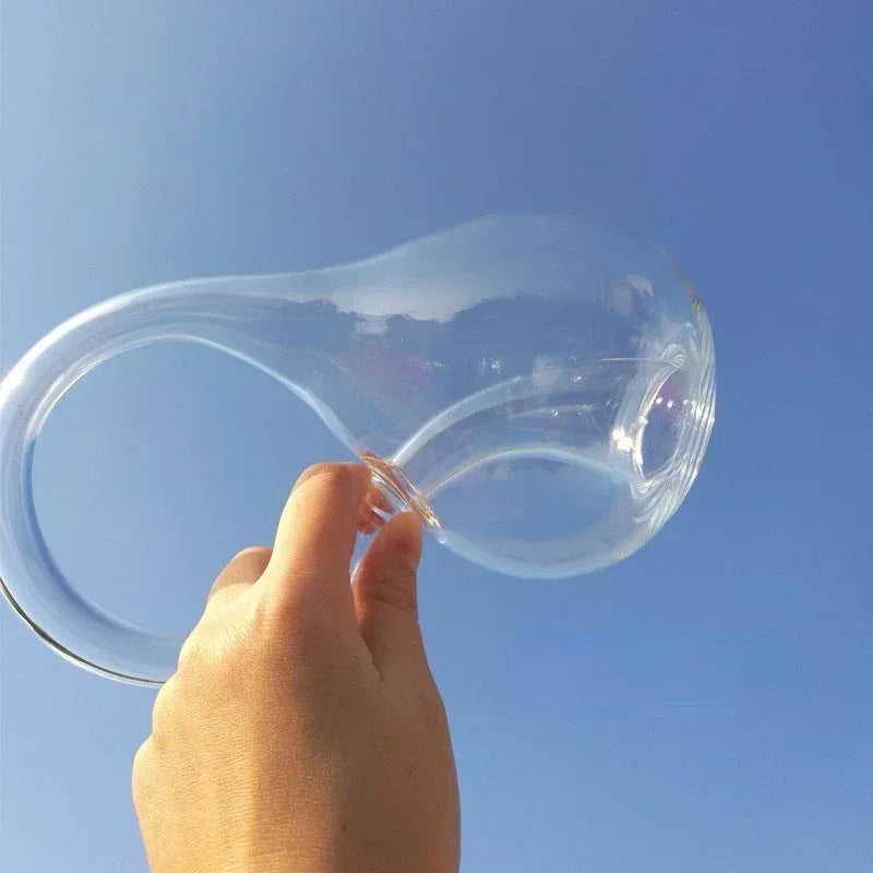 Klein Bottle Glass Ornament | 4D Math Art Decor & Gift