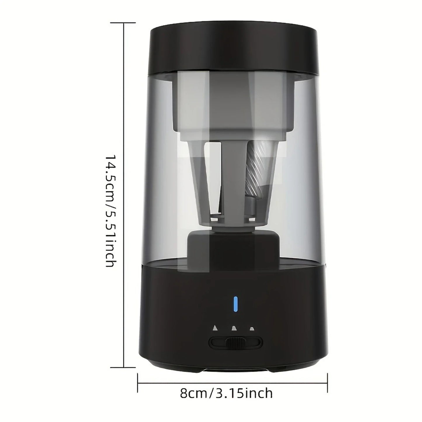 Automatic Electric Pencil Sharpener Portable Battery Powered 6