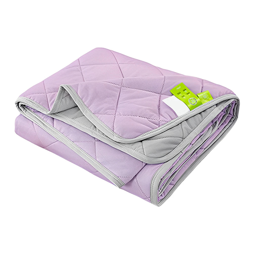 Summer Cooling Blanket – Lightweight Cold Feeling Quilt for Bedroom & Living Room Peaceful Pleasures Health and Wellness 150x200cm Purple United States