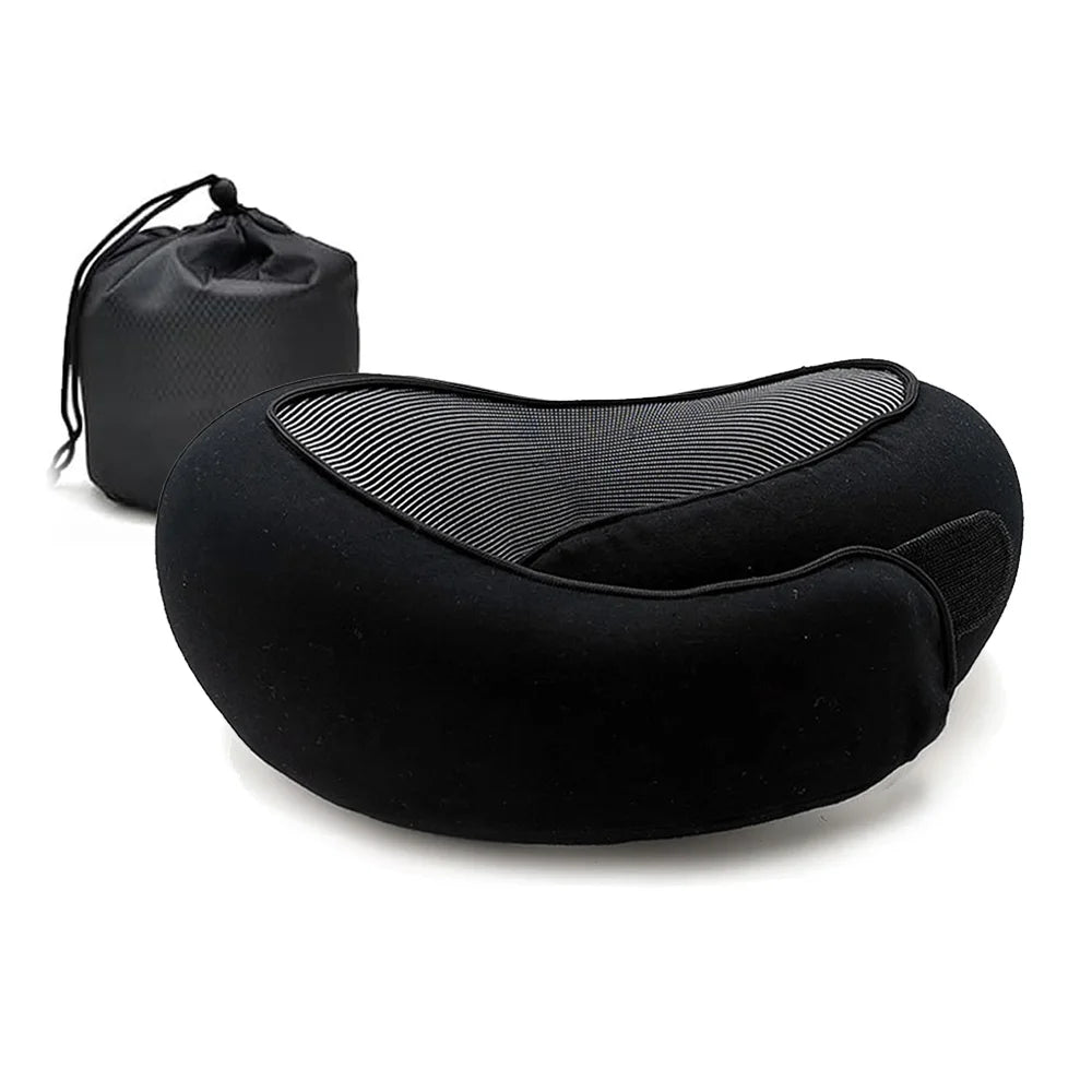 Memory Foam U-Shape Travel Neck Pillow | Portable & Adjustable