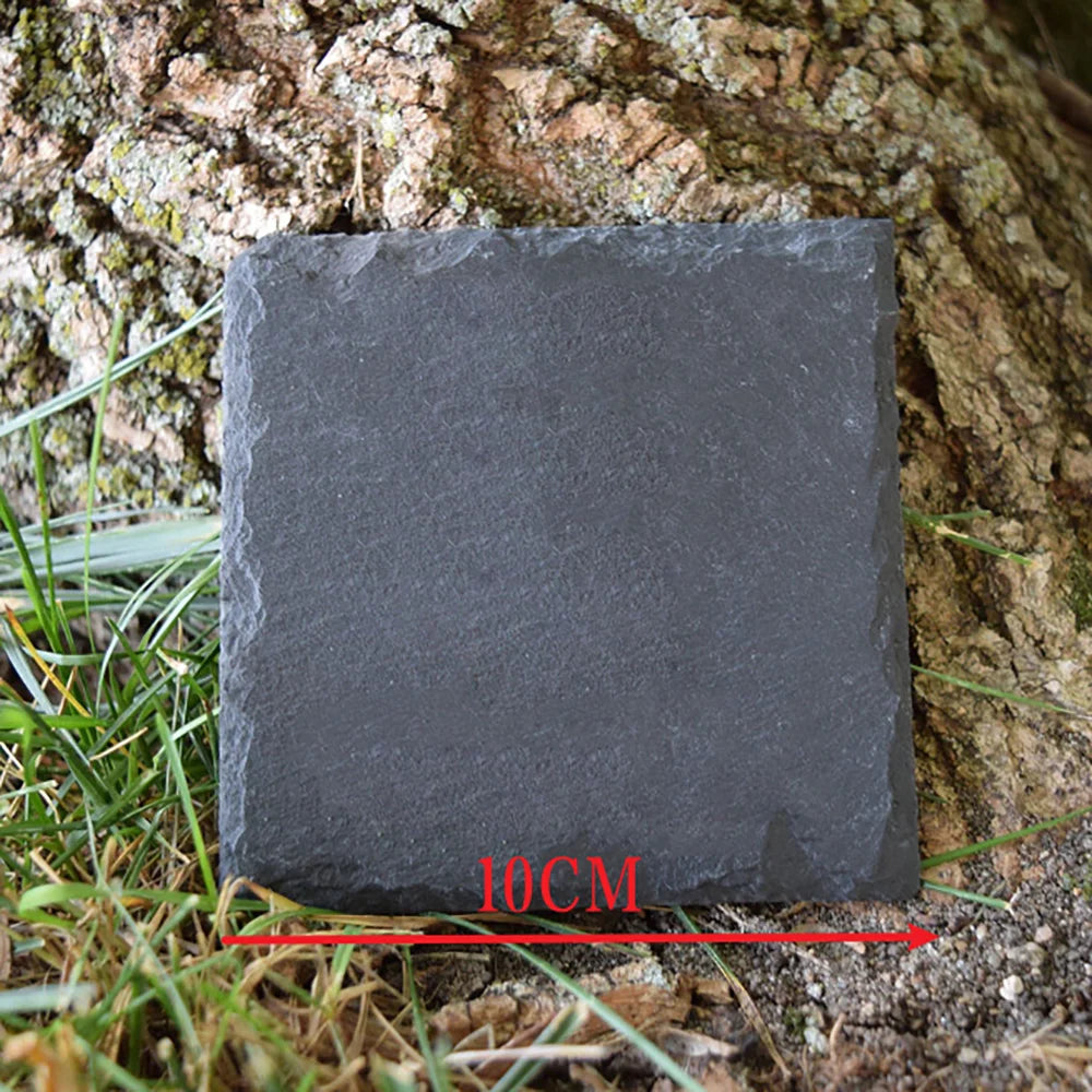 Personalized Pet Memorial Stone with Photo Printing Dog Grave Marker Plaque Custom Pet Memorial Garden Stone Slate with Name Peaceful Pleasures Health and Wellness Style C Square