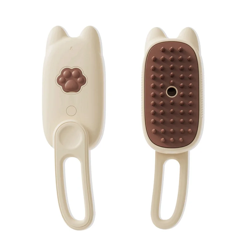 A36T-3-In-1 Multifunctional Pet Steam Brush Cat Steam Brush Suitable For All Pets Advanced Atomization Technology Peaceful Pleasures Health and Wellness