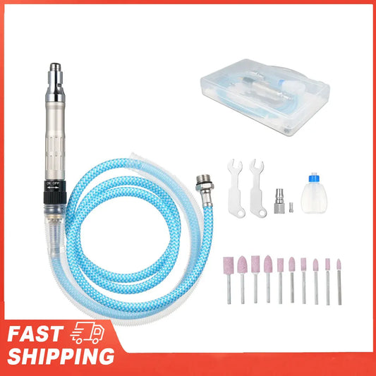Pencil Air Grinder Hose 2 Collets 1 Pneumatic Rotary Pen Stepless Peaceful Pleasures Health and Wellness