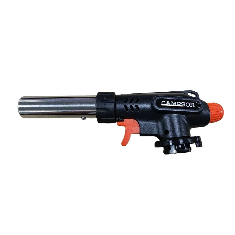 Camping Baking Barbecue Gas Torch Welding Fire Maker Lighter Butane Burner Flame Metal Flame Gun WeldingTorch Lighter Heating Peaceful Pleasures Health and Wellness 1pc 5