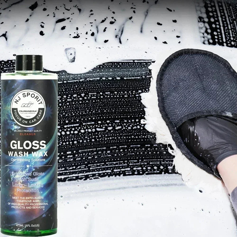 Car Wash Shampoo Gloss Wax Multifunctional Washing Liquid Cleaning Tools Auto Soap foam Windshield Washer Accessories 1:1000 Peaceful Pleasures Health and Wellness