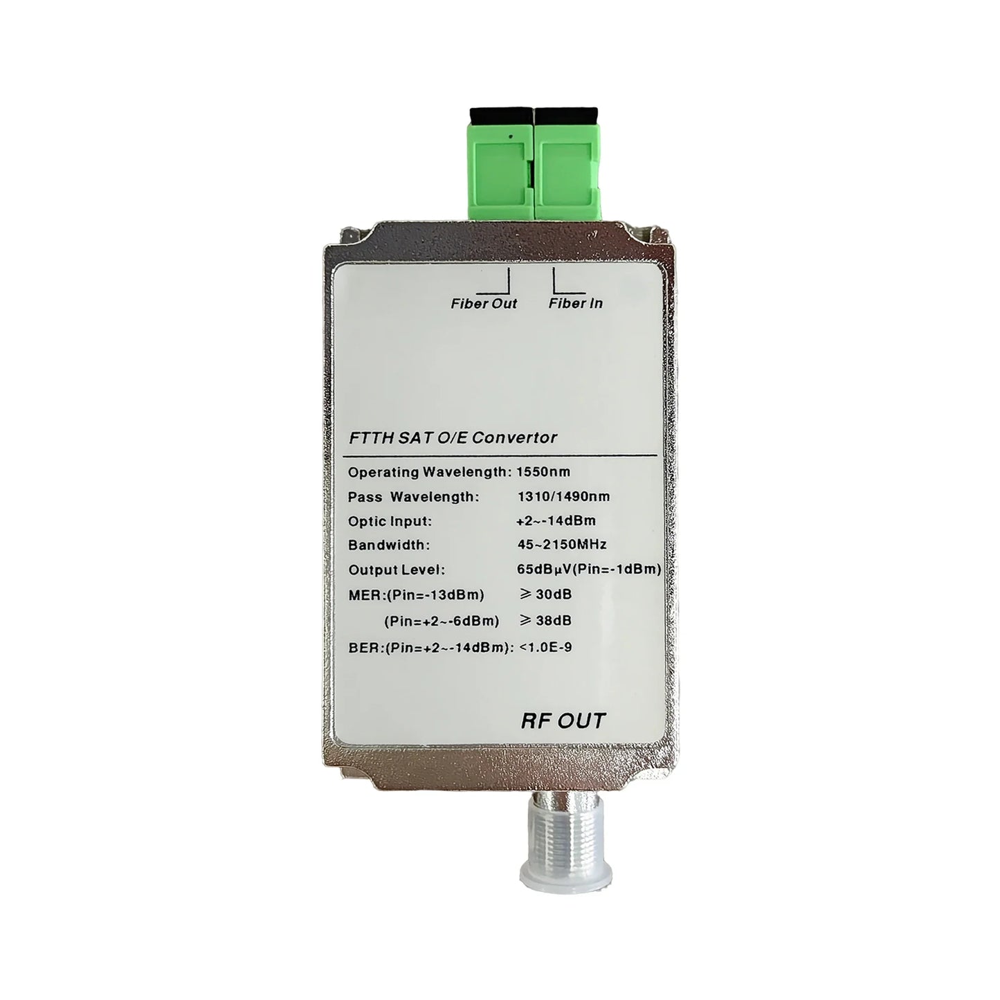 FTTH CATV Optical Receiver – Mini Fiber to RF TV Transceiver
