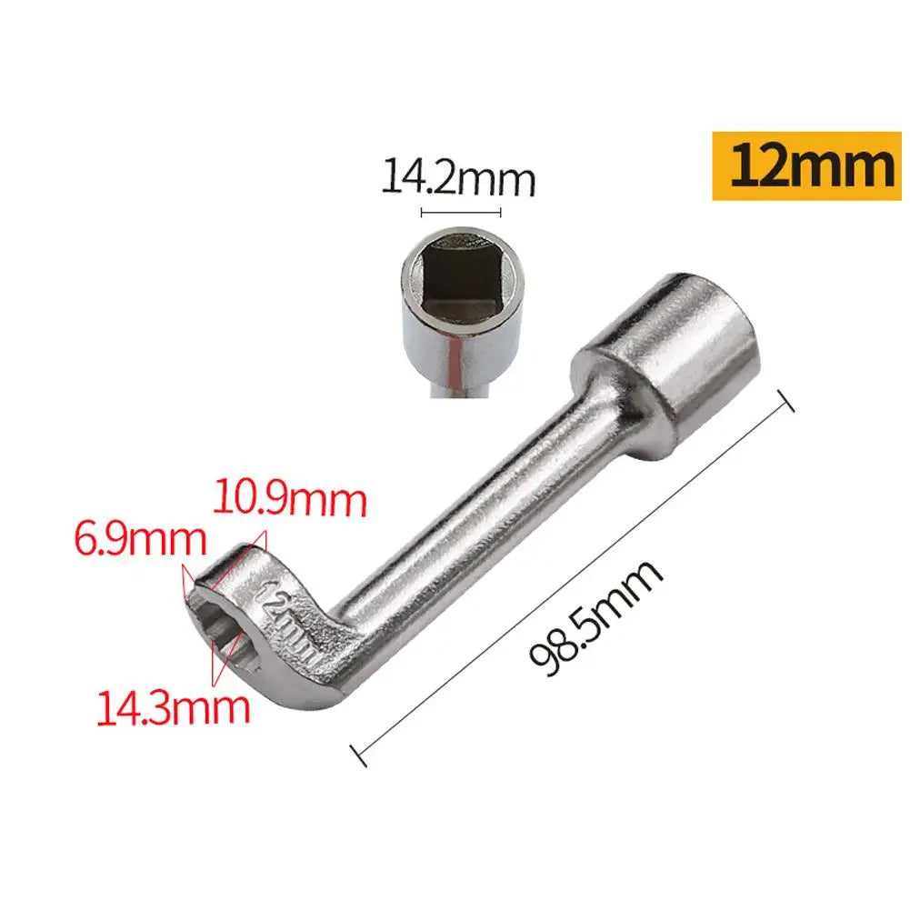 Diesel Fuel Injector Line Socket Wrench Set 12–19mm