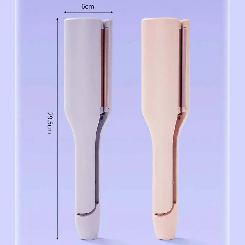 High Quality 32mm 50W PPT Wired (AC) Curling Iron with 10 Temperature Settings for Glossy Fluffy Natural Curl Look Peaceful Pleasures Health and Wellness