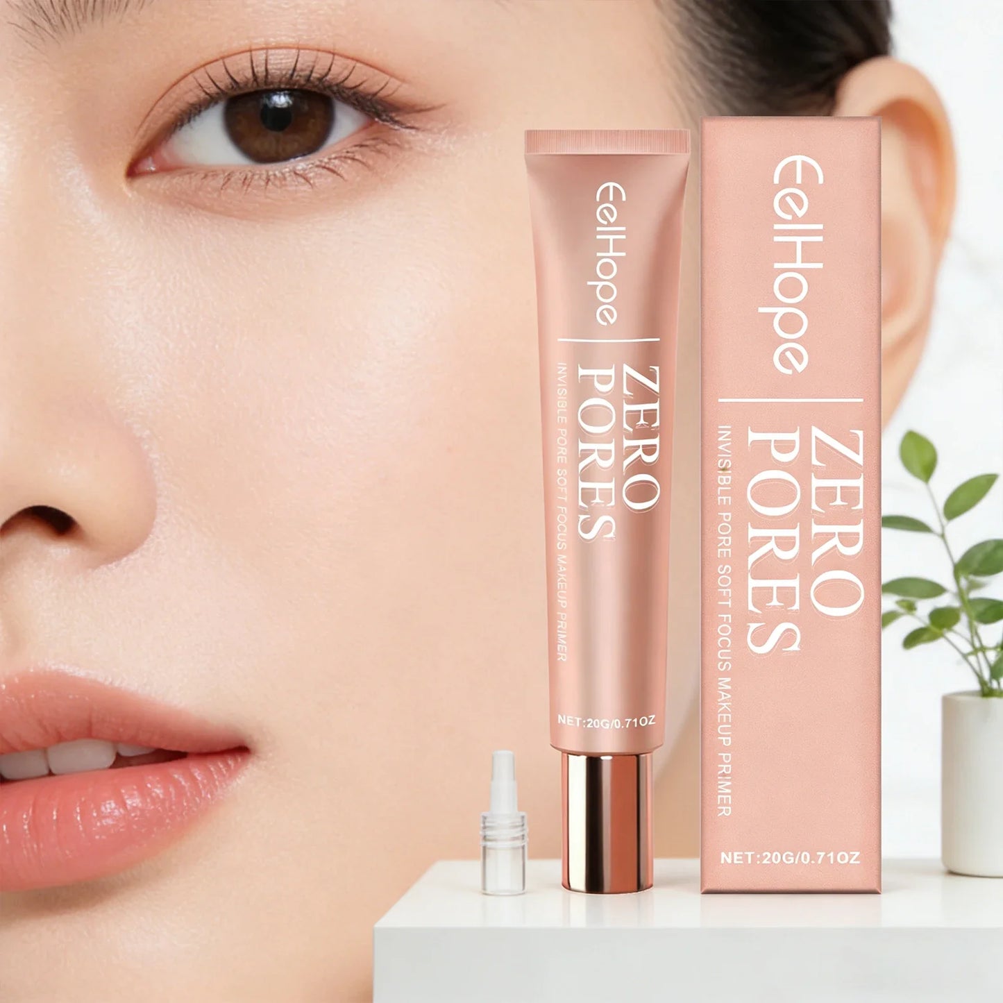 Eelhope Invisible Pore Makeup Primer – Soft Focus, Long-Lasting