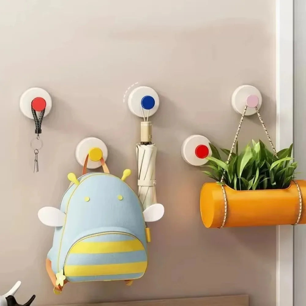 No-Drill Foldable Suction Cup Hook – Wall Towel Hanger