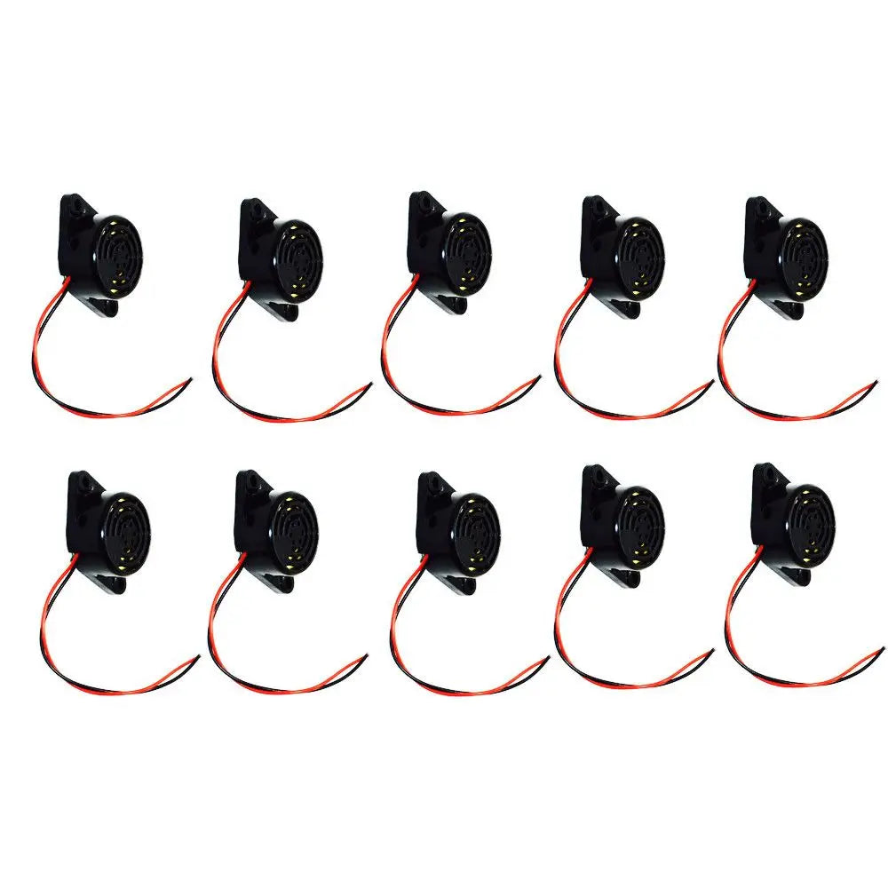 12V Beep Tone 3v - 24v Continuous Sound ATMA6B27 Electronic Buzzer Alarm Peaceful Pleasures Health and Wellness