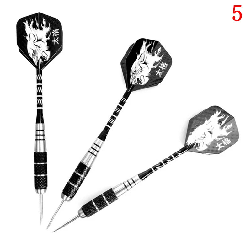 3 Pieces Anti-fall Steel Shaft Darts Set Peaceful Pleasures Health and Wellness E