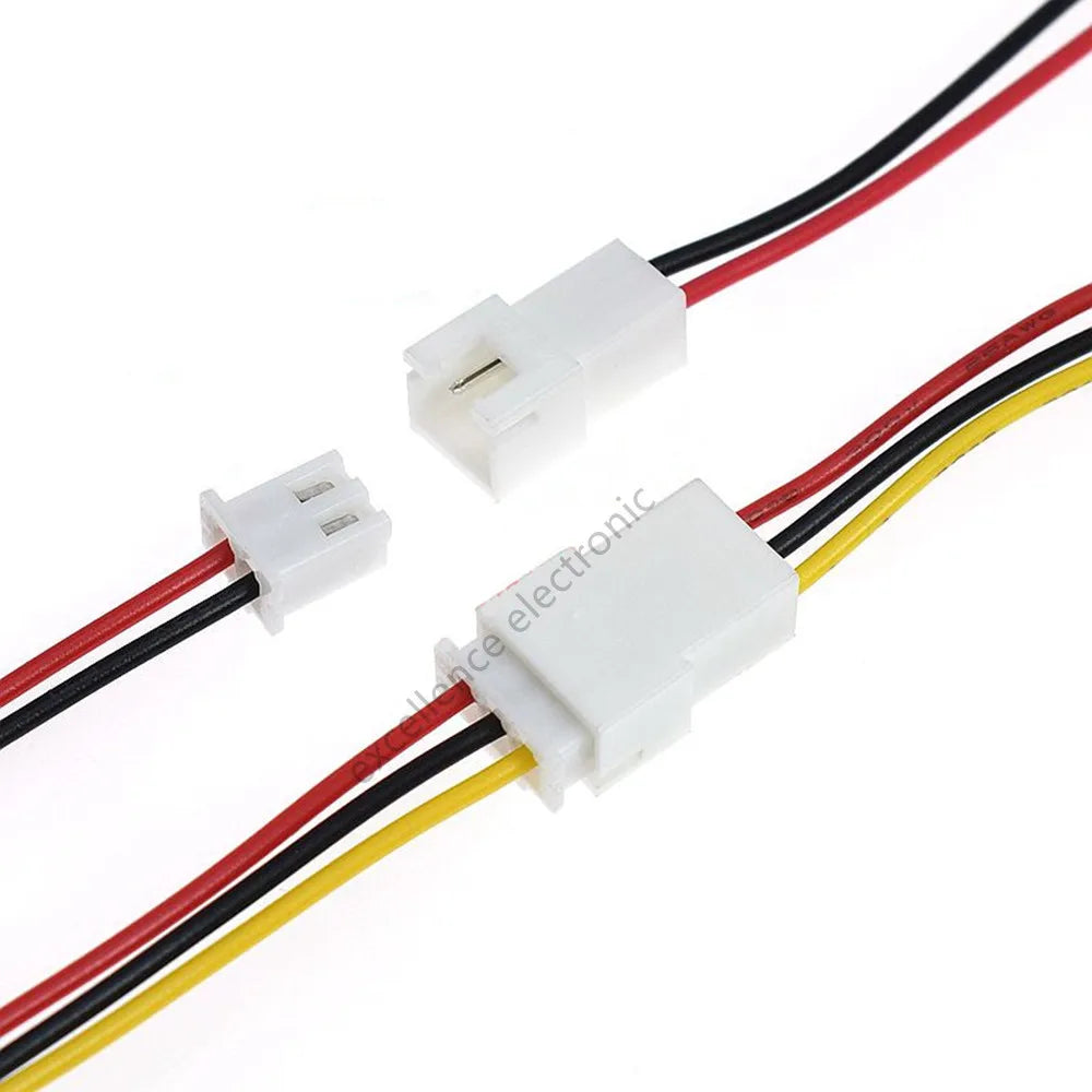 5Pair 1.25mm 2.0mm 2.54mm Pitch Mini JST PH XH SM Male Female Plug Socket Terminal Wires Cables Connector 2/3/4/5/6 Pin Peaceful Pleasures Health and Wellness