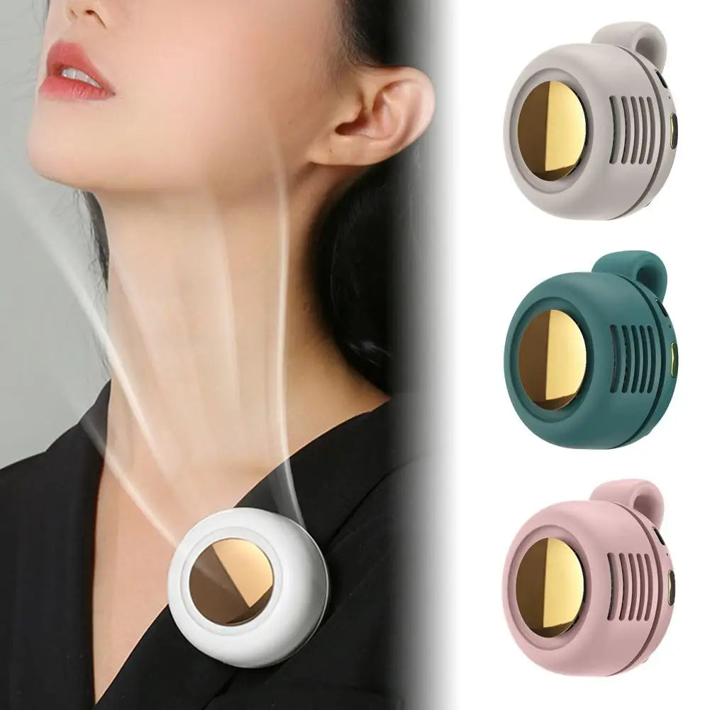Mini Portable Clip Fan – Leafless USB Rechargeable Travel Fan