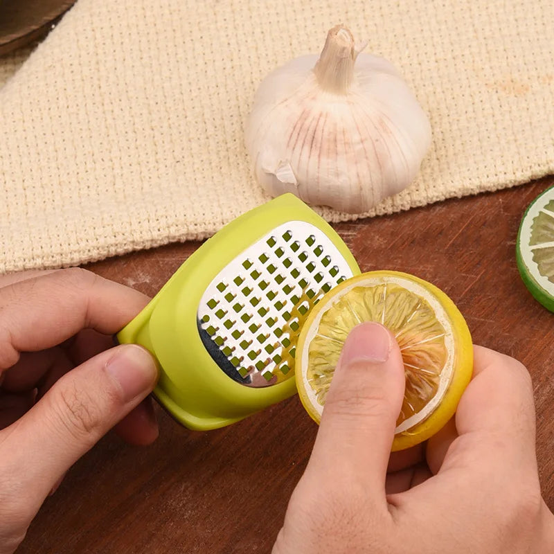 Stainless Steel Multifunctional Grater – Ginger, Garlic & Cheese