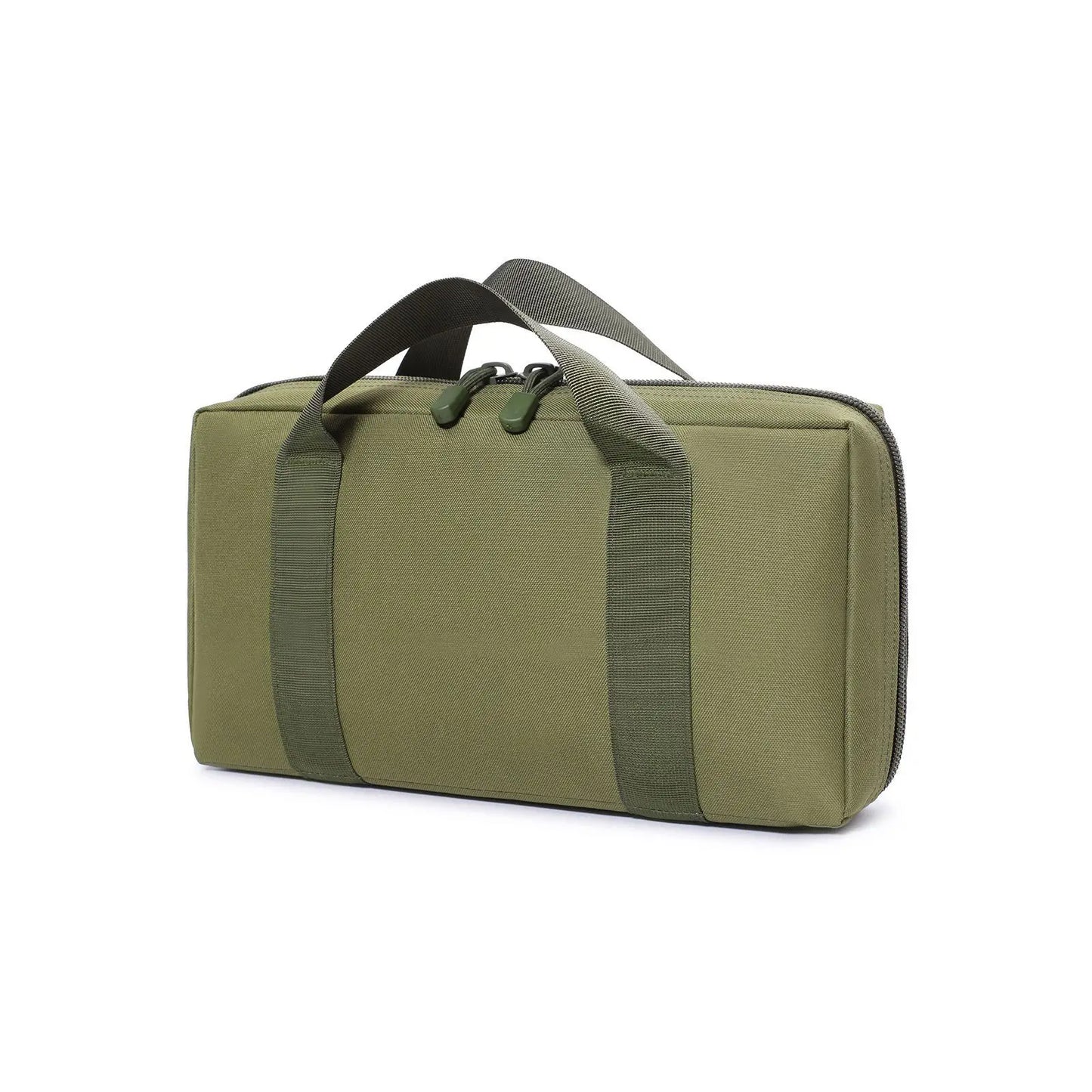 Outdoor Handbag Case Universal Concealed Handgun Storage Bag Magazine Pouch Hunting Accessories Sundries Storage Handbag Peaceful Pleasures Health and Wellness Green color