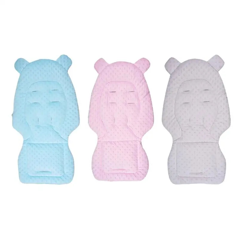 Reversible Baby Stroller Cushion Mat | Soft Cotton 81x41cm