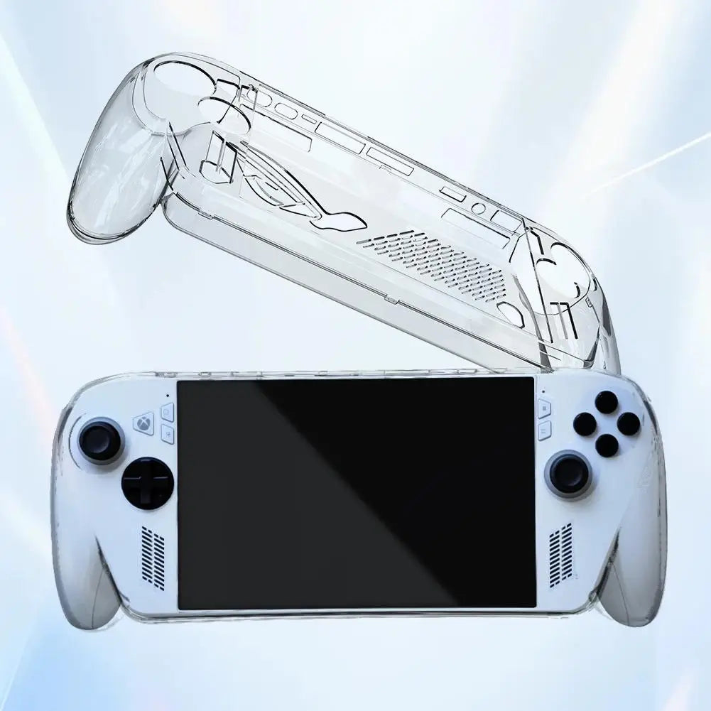 2025 Transparent Handheld Game Console Case Soft Anti Slip Protective Cover Shockproof Ergonomic Host Shell For ROG Xbox Ally X Peaceful Pleasures Health and Wellness