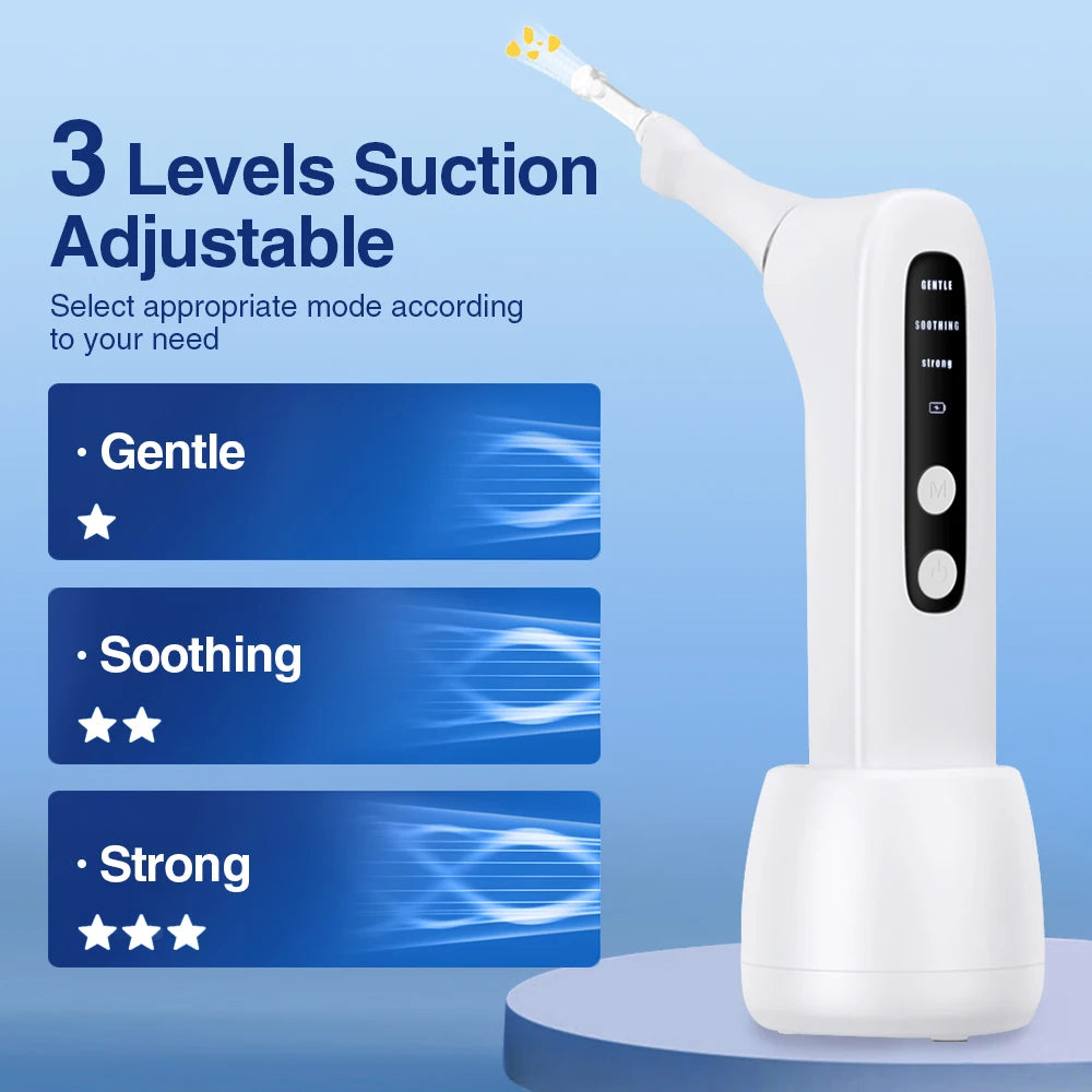 Electric Tonsil Stone Remover 3 Suction Eliminate Bad Breath Home Oral Hygiene Tonsil Stone Extractor Swallow Difficulty Relief Peaceful Pleasures Health and Wellness