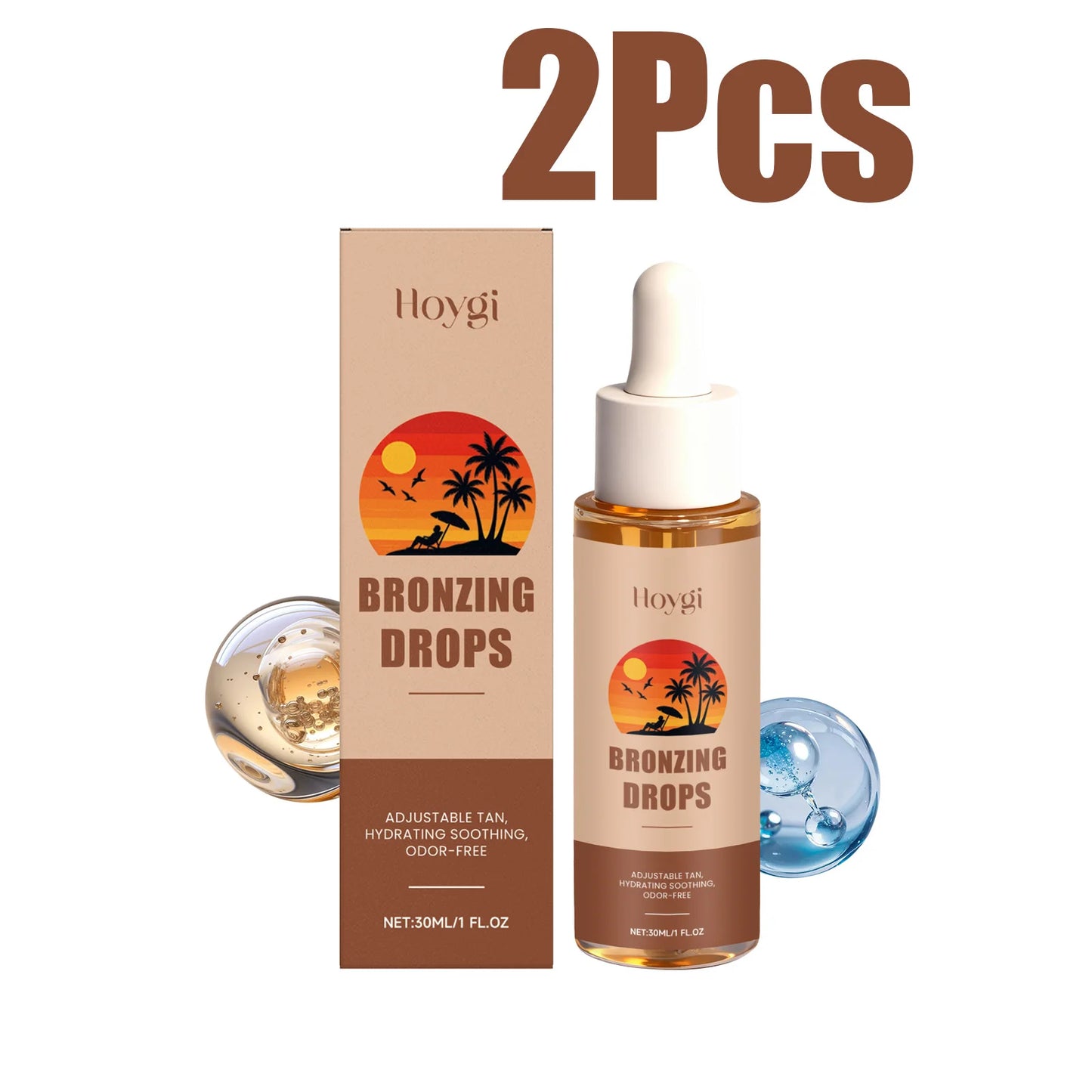Sunless Tanning Drops – Bronzing, Hydrating & Vegan | 30ml