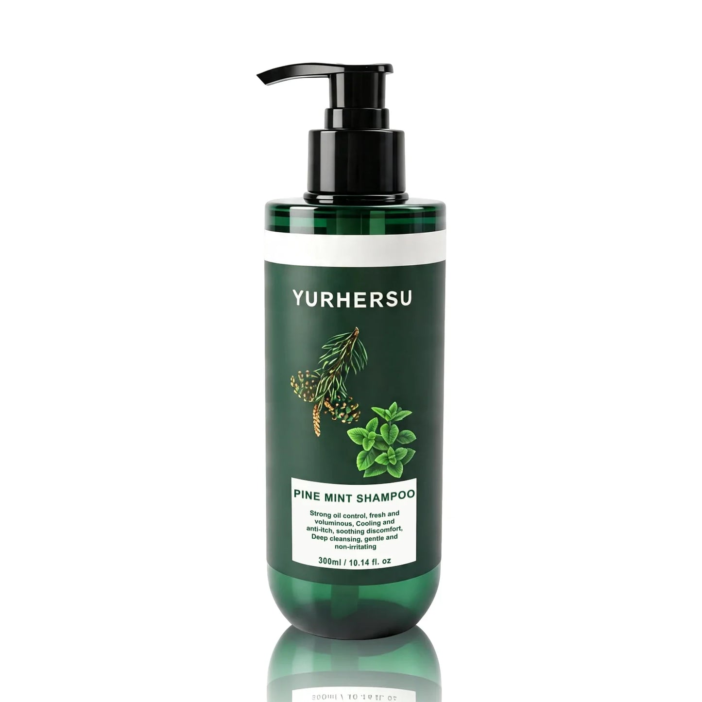 Pine & Peppermint Shampoo – Anti-Dandruff & Oil Control 300ml
