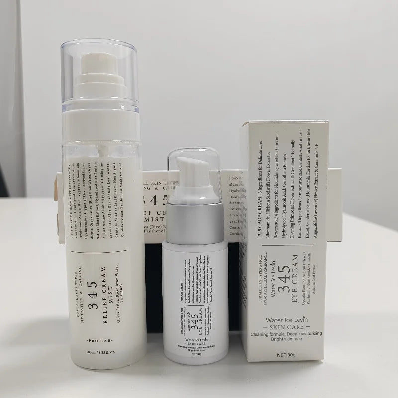 Brand 345 Face Cream Korean Skincare Skin-softening Moisturize FaceCream Gentle Repairing Suitable For Sensitive Skin Face Cream Peaceful Pleasures Health and Wellness