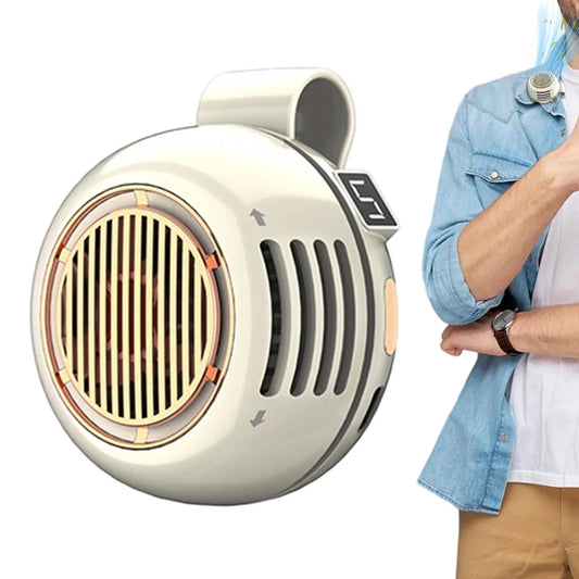 Quiet Bladeless Clip on Fan Hands-Free Waist Fan For Travel Camping Hiking Beach, Summer Outdoor Personal Cooler Peaceful Pleasures Health and Wellness