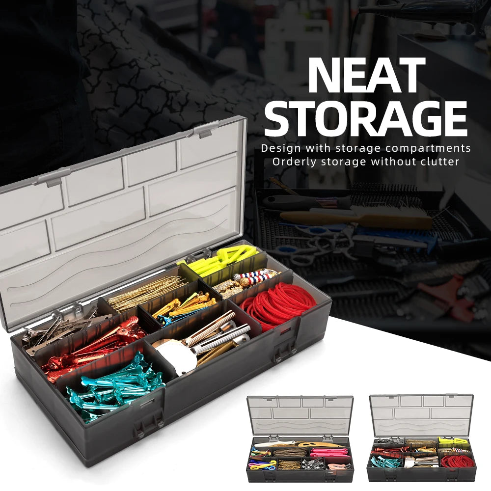 Double Sided Foldable Storage Box ABS Plastic Large Capacity Organizer, Space Saving Desktop Storage Box for Home & Office Use Peaceful Pleasures Health and Wellness