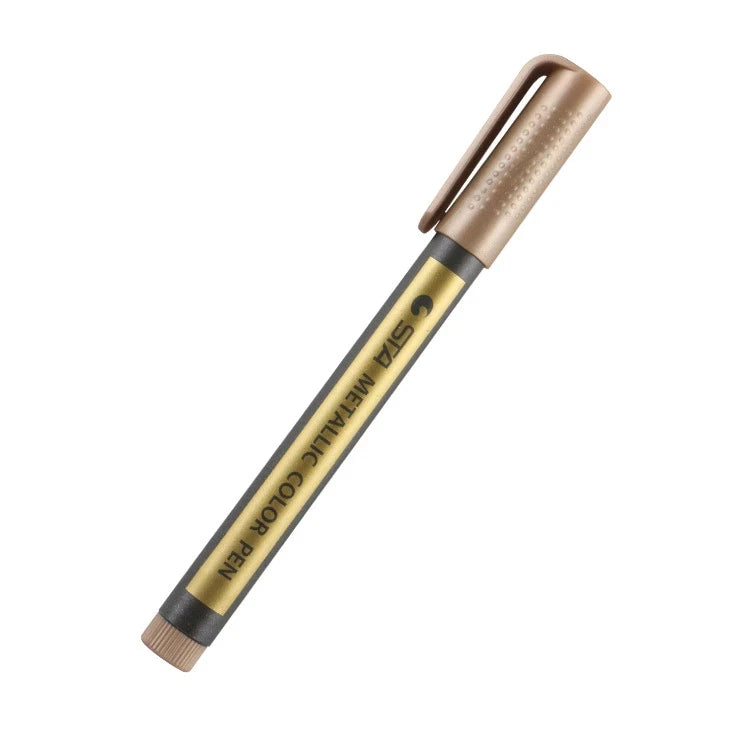 10 Colors Exquisite Metal Marker Paint Pen Art Permanent Writing