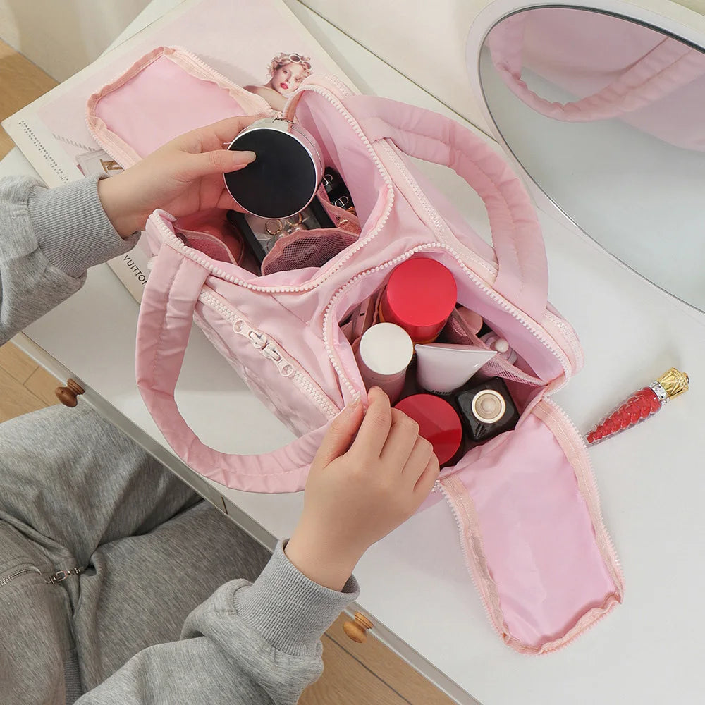 Large Waterproof Toiletry Bag | Travel Cosmetic Organizer Travel Toiletry Bag Peaceful Pleasures Health and Wellness