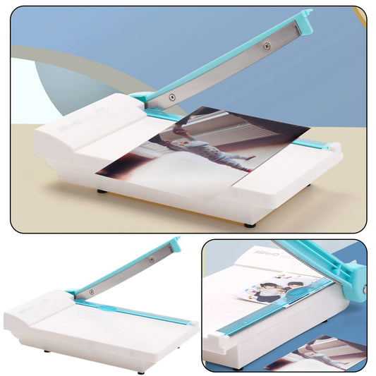 Portable Paper Cutter Multi-Purpose Non Slip Guillotine Paper Trimmer 160mm Cut Width Paper Cutters For Craft Paper Photos Cards Peaceful Pleasures Health and Wellness