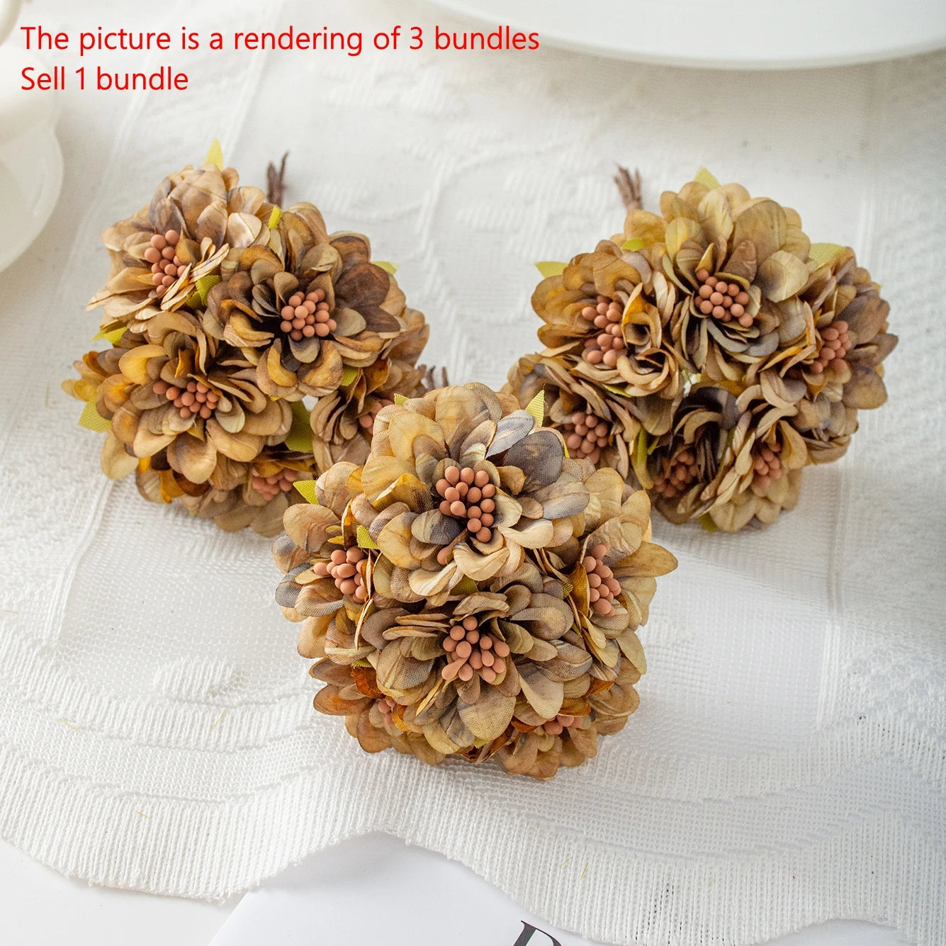 Artificial Silk Mini Rose Bouquets | Wedding & Home Décor