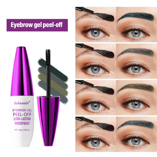 Tattoo Peel Off Eyebrow Gel Tint long-lasting Semi Permanent Brow Tint waterproof Transfer-proof Defined Looking Brows Cosmetics Peaceful Pleasures Health and Wellness