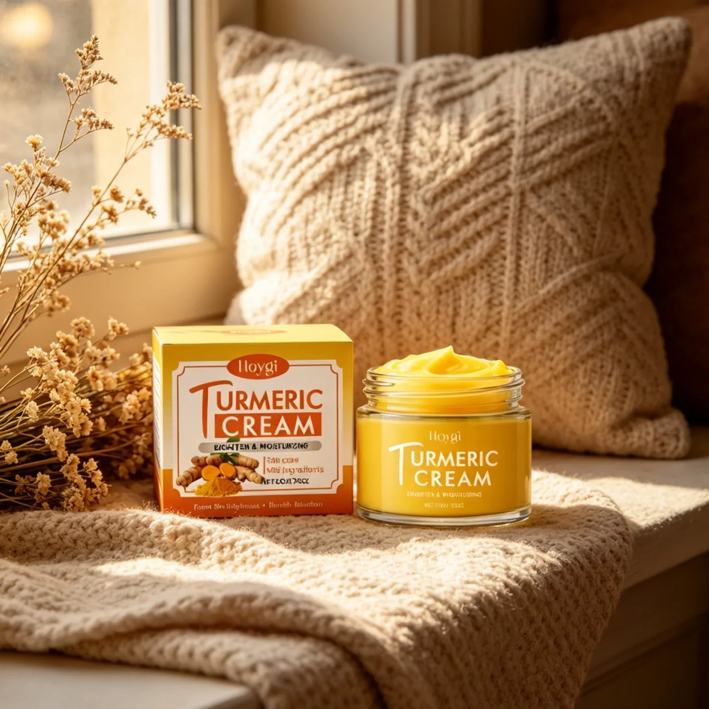 Hoygi Turmeric Face Moisturizer – Brightening Cream 50g