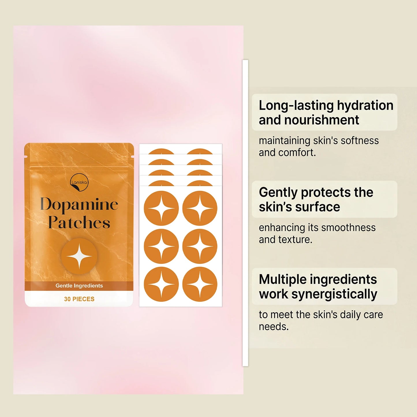 Dopamine Body Patches – Cooling & Soothing Skin Care Stickers