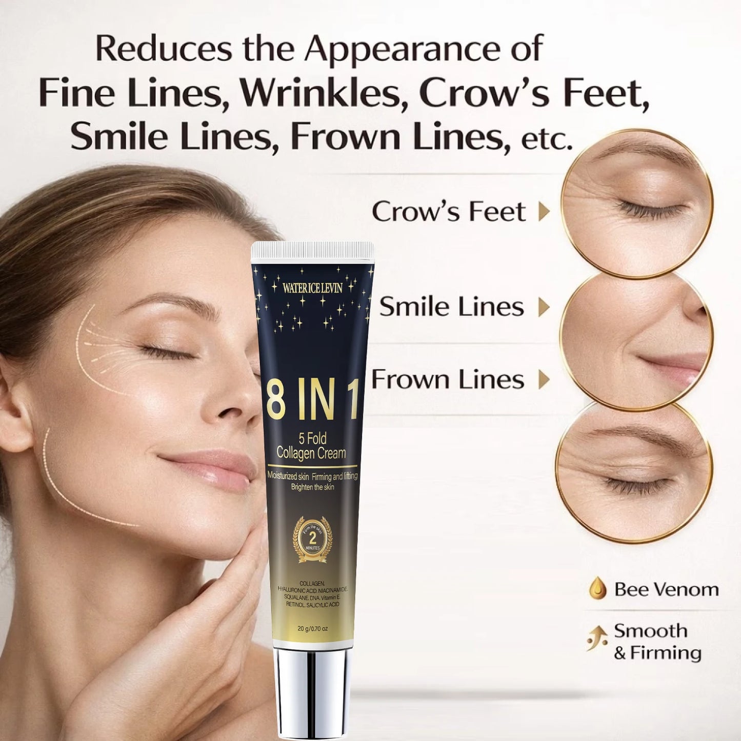 8-in-1 Collagen Cream – Hydrating, Firming & Brightening Formula